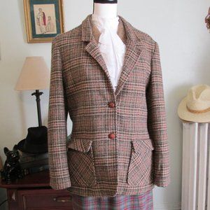 Vintage Plaid Blazer